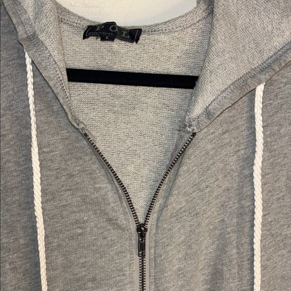 POL Gray Sleeveless Hooded Romper-NWOT - Picture 4 of 10